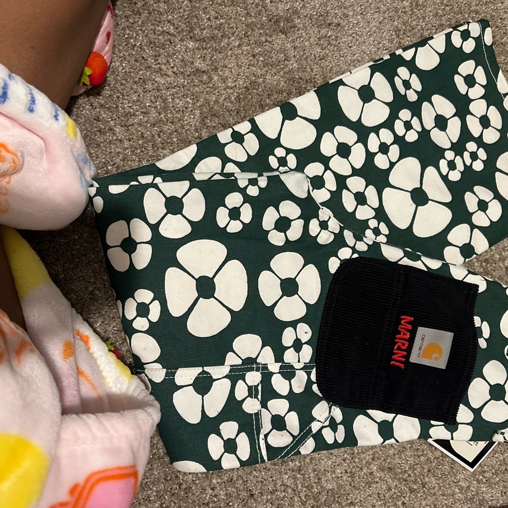 Marni x Carhartt WIP Green Straight Leg Jeans